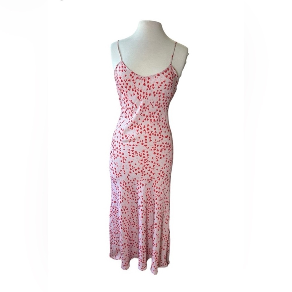 Elegant RESA Dress - Pink and Red